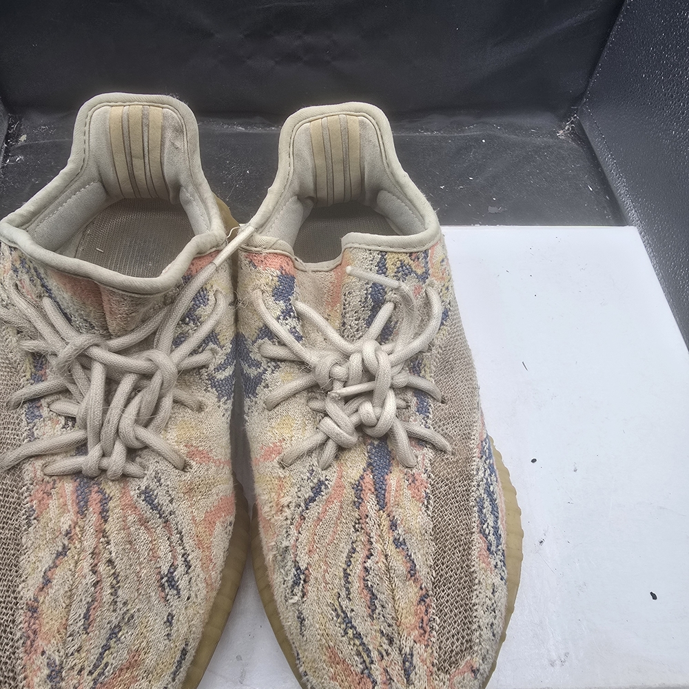 Yeezy Beige and Blue Athletic‎ Shoes